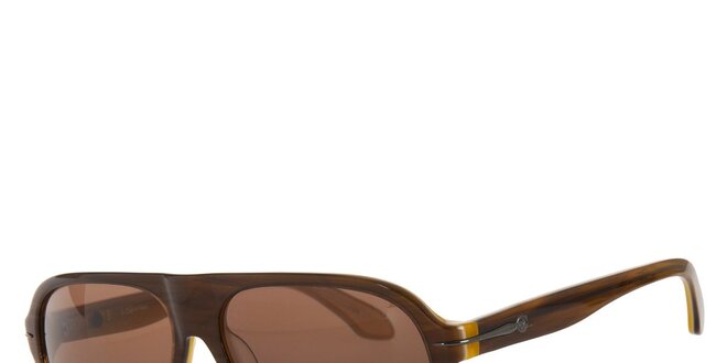 Dámske hnedé slnečné okuliare Calvin Klein