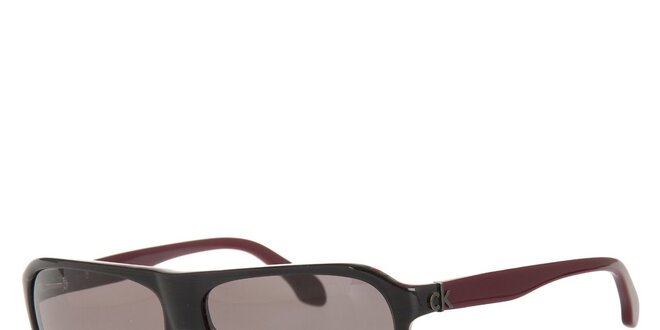 Dámske čierno-vínové slnečné okuliare Calvin Klein