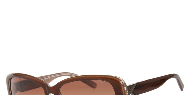 Dámske karamelové slnečné okuliare Calvin Klein