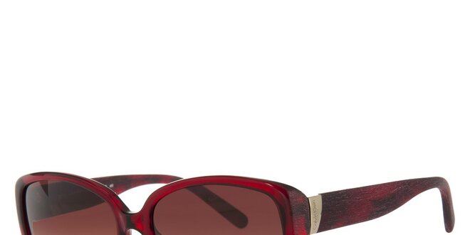 Dámske červené slnečné okuliare Calvin Klein