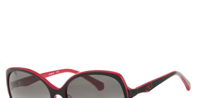 Dámske čierno-ružové slnečné okuliare Calvin Klein