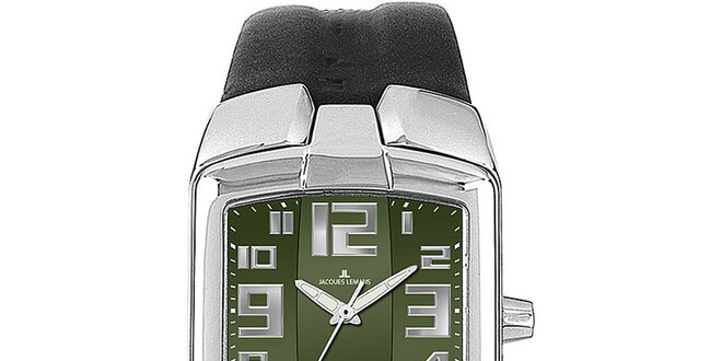 Pánske hodinky so zeleným ciferníkom Jacques Lemans