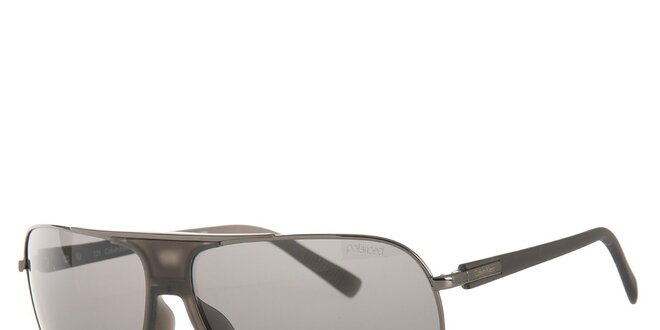 Pánske šedé slnečné okuliare Calvin Klein s polarizovanými sklami