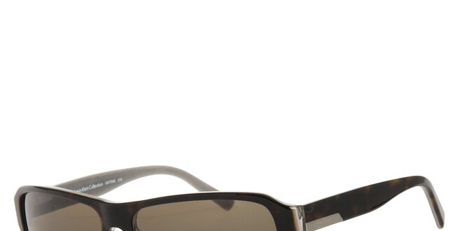 Pánske slnečné okuliare Calvin Klein v odtieni havana
