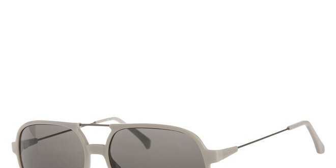 Pánske svetlo šedé slnečné okuliare Calvin Klein
