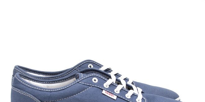 Dámske tmavo modré textilné topánky Vans
