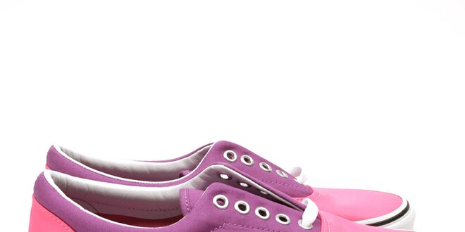 Ružovo-fialové tenisky Vans