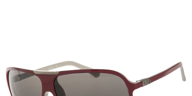 Pánske vínové slnečné okuliare Calvin Klein
