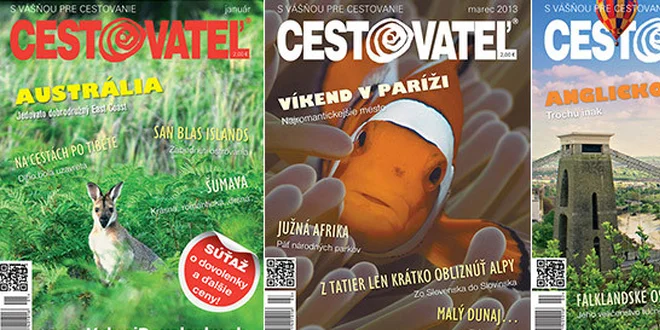 Ročné digitálne predplatné časopisu Cestovateľ