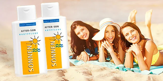 AFTER-SUN ošetrenie pokožky po opaľovaní s aloe vera (nemecká prírodná kozmetika)