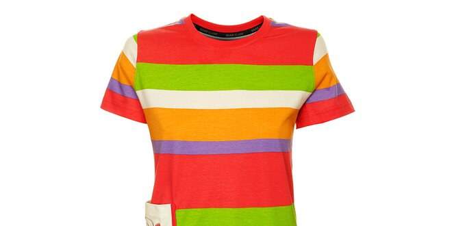 Dámske farebné prúžkované pyžamo Marie Claire - šortky a tričko