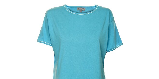 Dámske svetlo modré pyžamo Cocodream - kraťasy a tričko