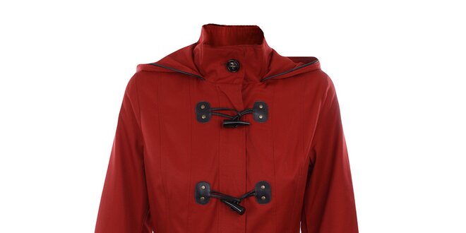 Dámsky červený krátky kabát Halifax