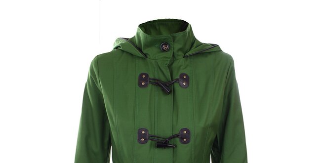 Dámsky zelený krátky kabát Halifax