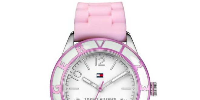 Dámske ružové hodinky Tommy Hilfiger