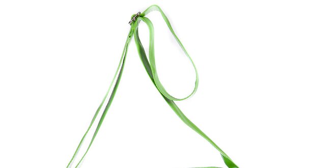 Retro trblietavá fialovo-zelená kabela Gola