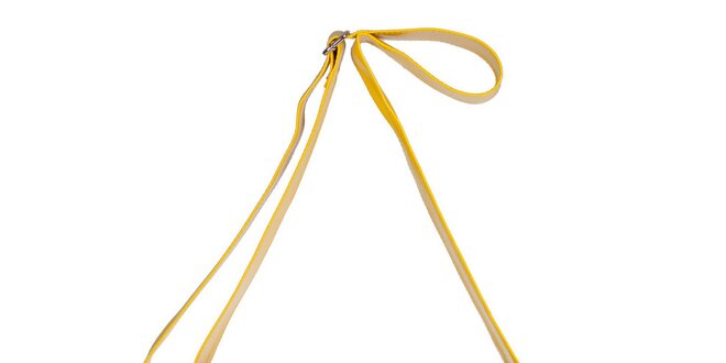 Retro modro-žltá kabela s nápisom Gola