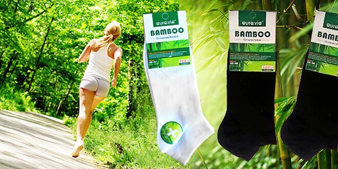 Členkové bambusové ponožky - 5 alebo 10 párov