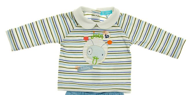 Detská súpravička Lullaby - tričko a polodupačky