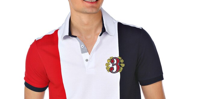 Pánske polo tričko v troch farbách M. Conte