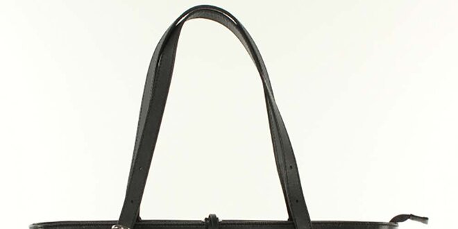 Dámska čierna kabelka s nastaviteľnými pútkami Pierre Cardin