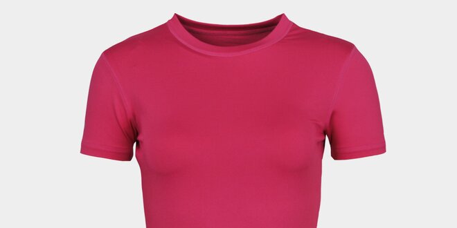 Dámske ružové tričko s krátkym rukávom Sweep