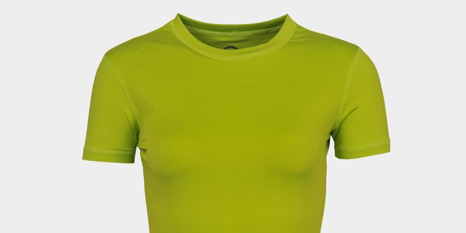 Dámske svetlo zelené tričko s krátkym rukávom Sweep