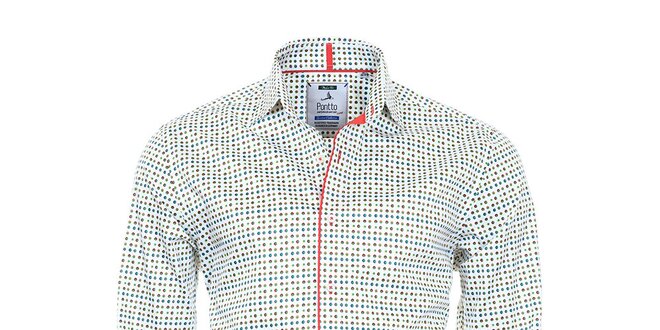Pánska farebne vzorovaná košeľa Pontto