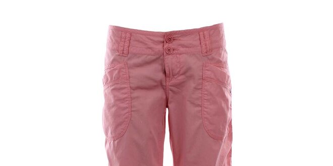 Dámske svetlo ružové capri nohavice Timeout