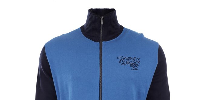 Pánsky sveter s tmavo modrými rukávmi Timeout