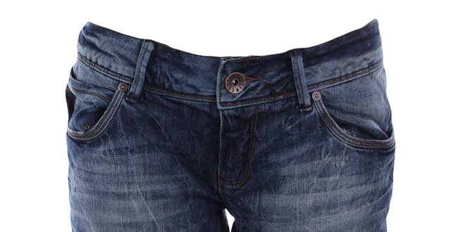 Dámske modré džínsové kraťasy Timeout