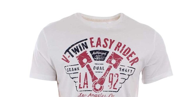 Pánske krémové tričko s krátkym rukávom Timeout