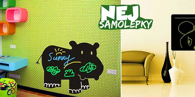 Nalepovacie tabule na stenu – až 12 druhov!