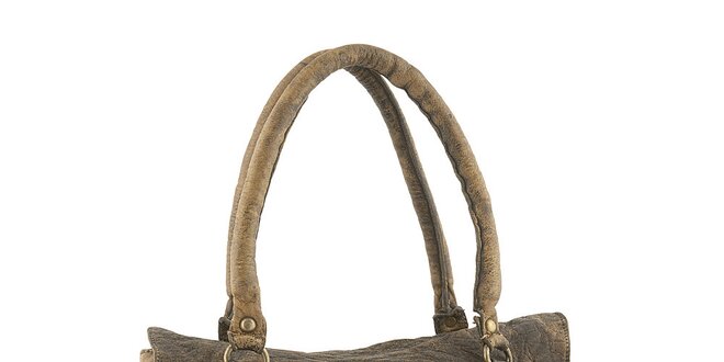 Dámska hnedá kabelka s ramenným popruhom Amylee