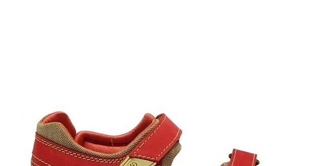 Dámske červené trekové sandále Numero Uno