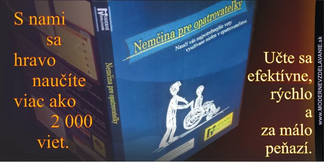 Nemčina pre opatrovateľky