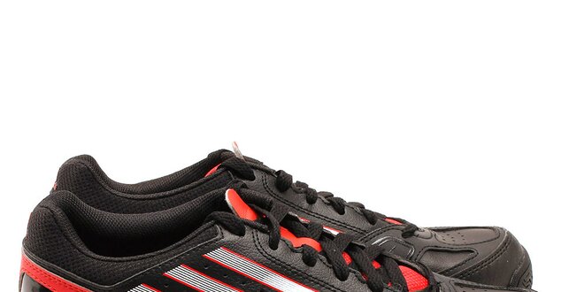 Pánske červeno-čierne tenisky Adidas