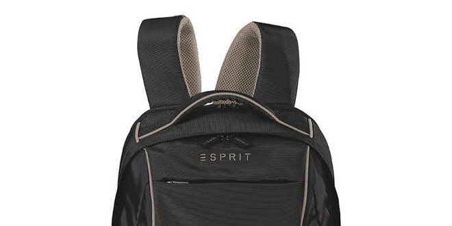 Čierny ľahký ruksak Esprit