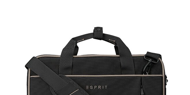 Čierna taška na notebook Esprit