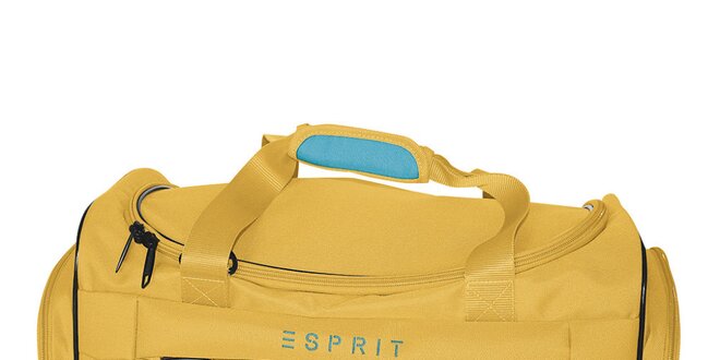 Malá cestovná taška v žltej farbe Esprit