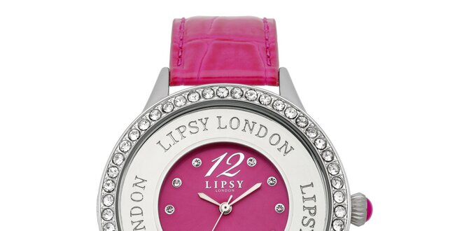 Dámske ružové hodinky Lipsy