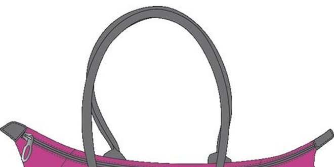 Dámska fialovo-šedá športová kabelka Alpine Pro