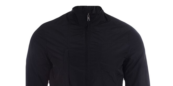 Pánska čierna bunda na zips Pitro Filipi