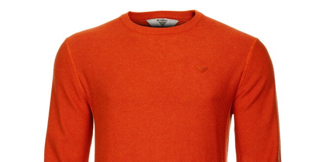 Pánsky oranžový sveter Bushman