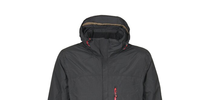 Pánska čierna funkčná outdoorová bunda v dvoch farbách Bergson