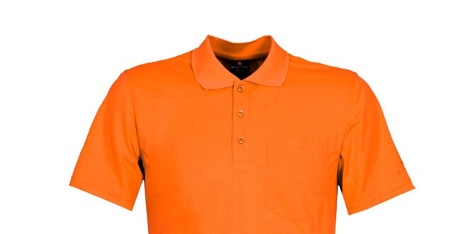Pánske oranžové polo tričko Bergson