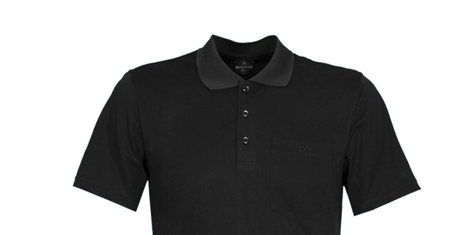 Pánske čierne polo tričko Bergson