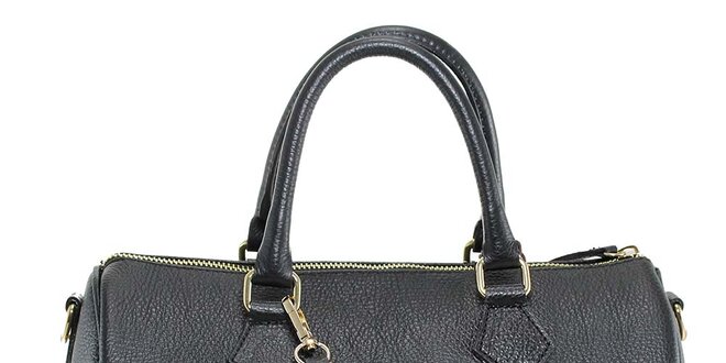 Dámska čierna kožená kabelka Florence Bags