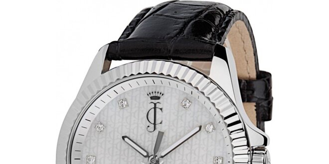Dámske analógové hodinky s hranatými kamienkami Juicy Couture