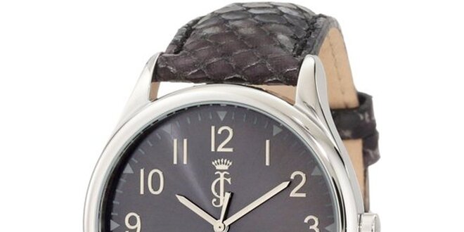 Dámske analógové hodinky s koženým remienkom Juicy Couture
